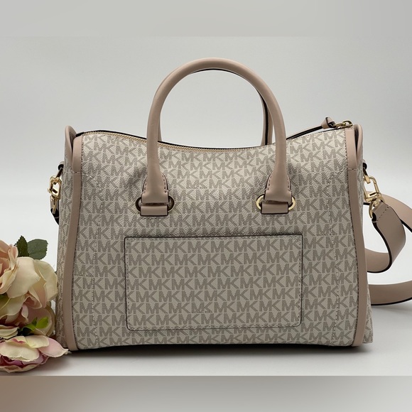 Michael Kors Carine Logo Large Satchel - Picture 6 of 16